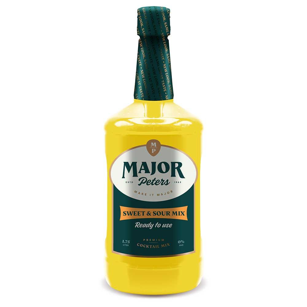 Major Peters' Ready To Use Sweet And Sour Mix, 64 Fluid Ounce -- 6 Per Case