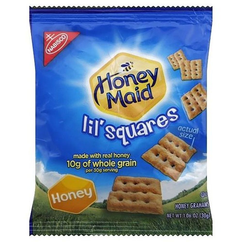 Honey Maid Little Squares Graham Cracker, 1.06 Ounce -- 72 Per Case