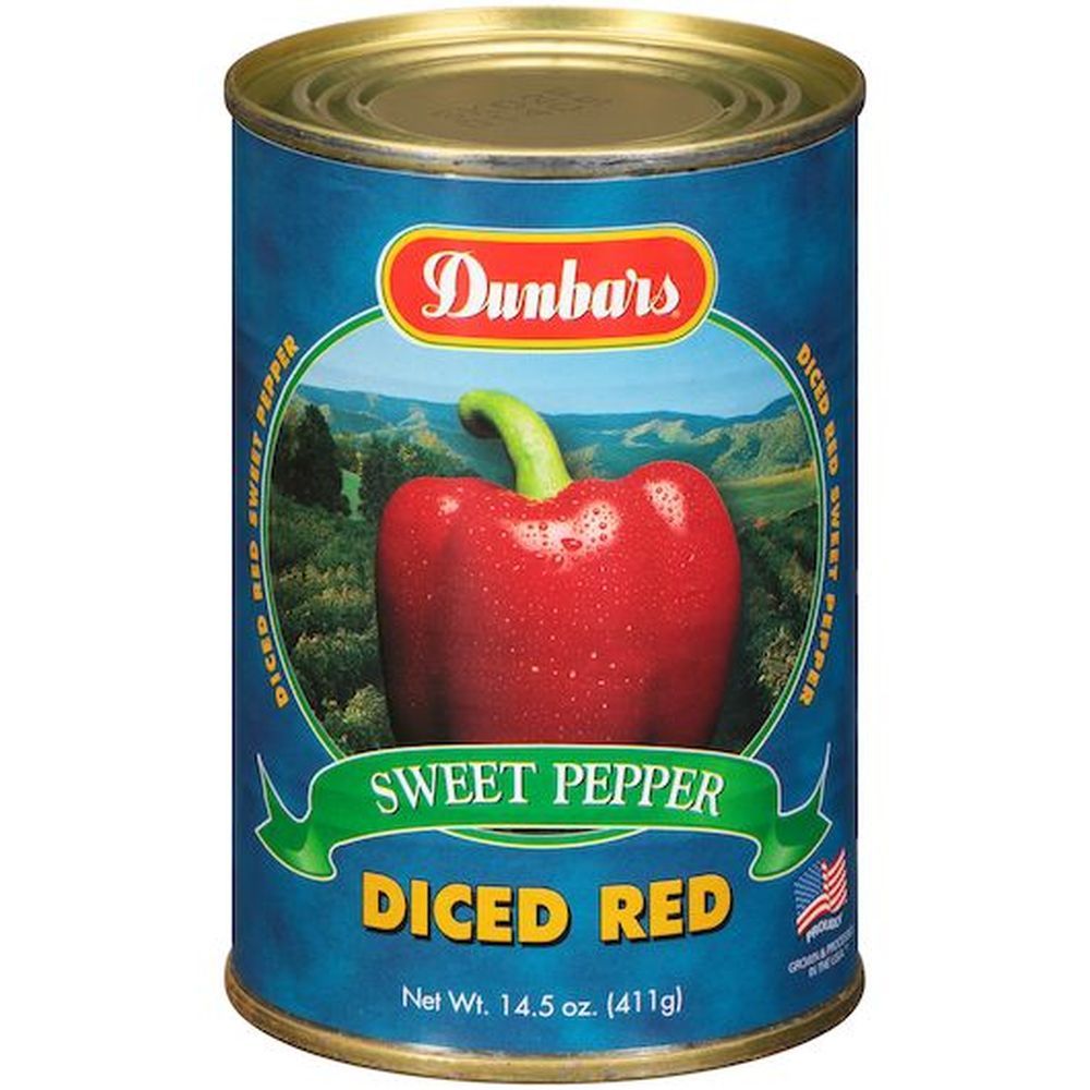 Dunbars Diced Red Peppers, 15 Ounce -- 24 Per Case