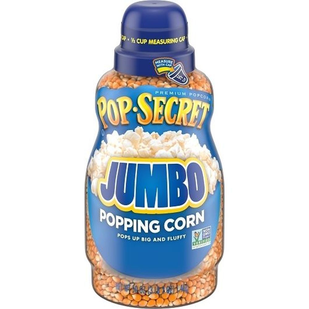 Pop Secret Jumbo Popcorn Kernels, 50 Ounce Jar -- 6 Per Case