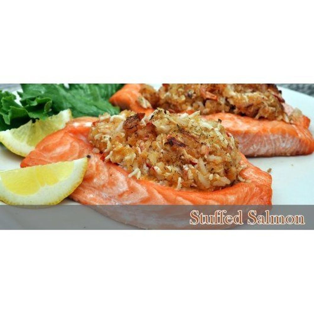 Tampa Bay Fisheries Salmon With Seafood Stuffing, 2.5 Pound -- 4 Per Case