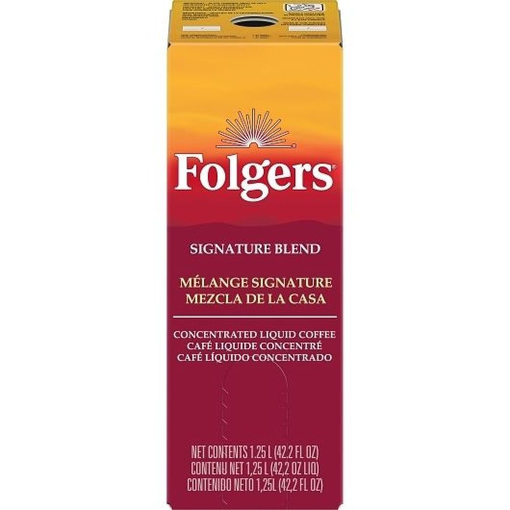 Folgers Signature Blend Coffee Liquid, 1.25 Liter -- 2 Per Case