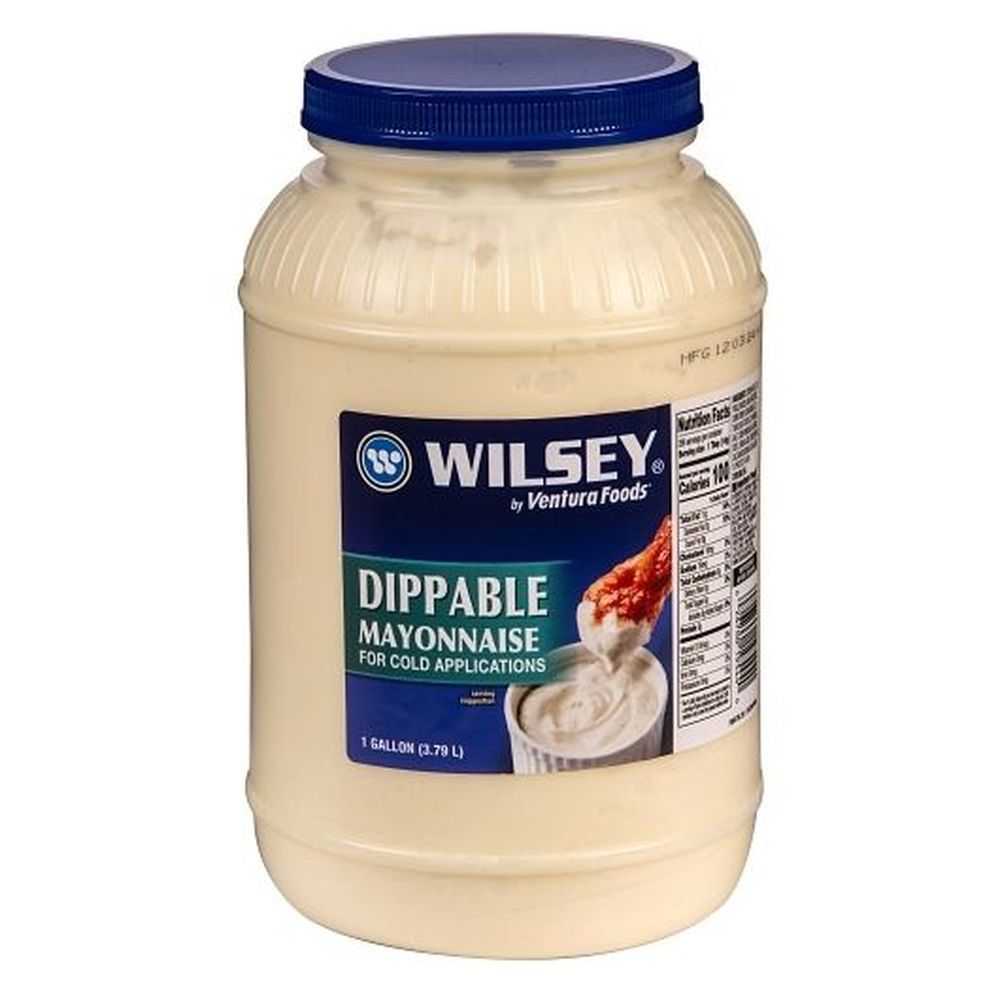 Wilsey Dippable Mayonnaise - Wide Mouth Jar, 1 Gallon -- 4 Per Case