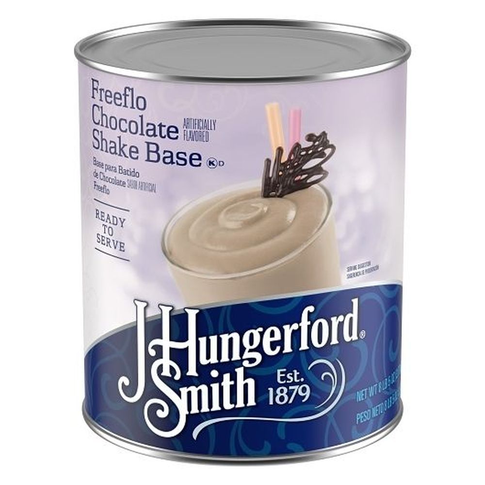 J Hungerford Smith Ready To Use Freeflo Chocolate Shake Base, 96 Ounce -- 6 Per Case