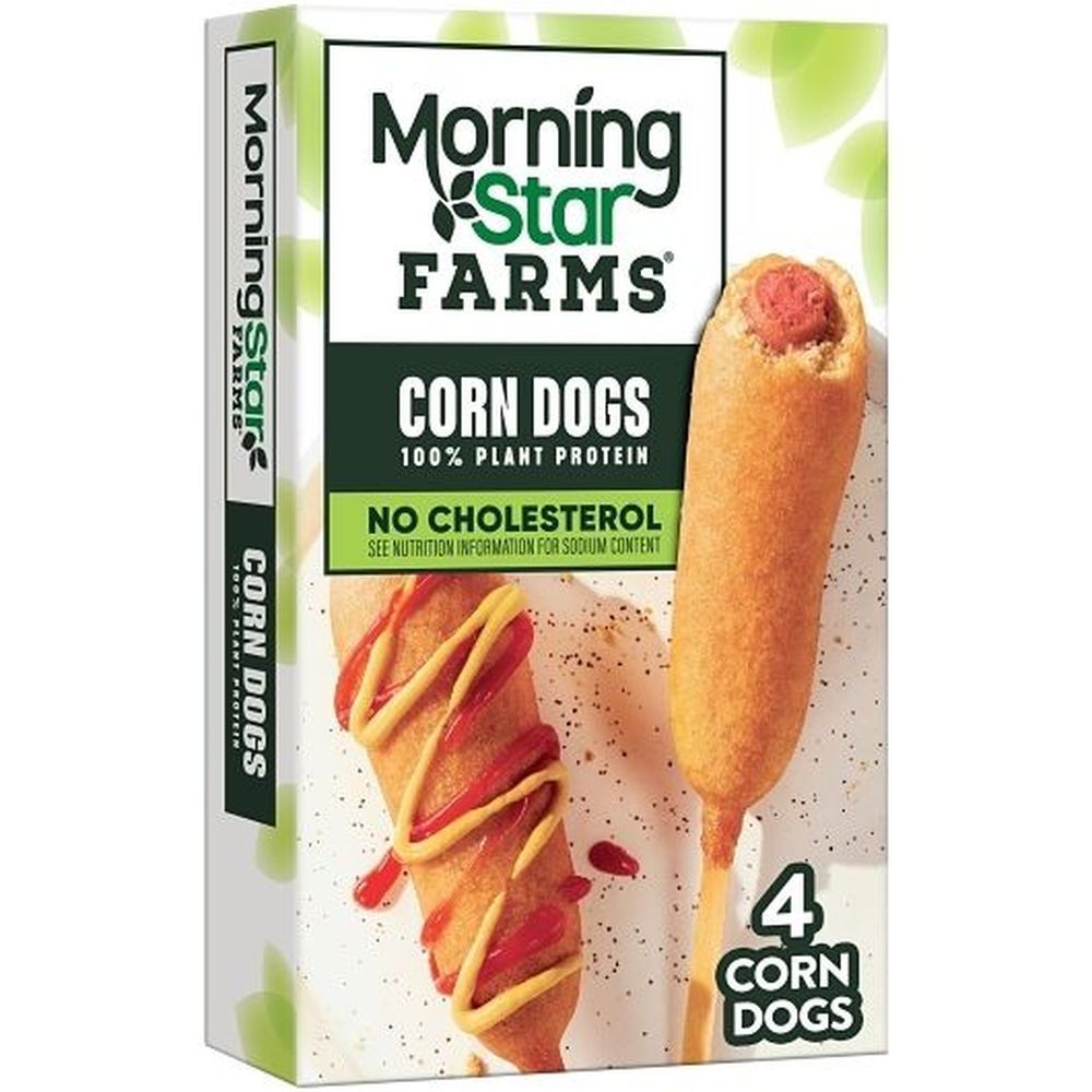 Morningstar Farms Meat Free Veggie Corn Dog, 10 Ounce -- 8 Per Case