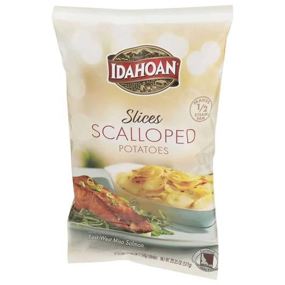 Idahoan Foods Slices Scalloped Potatoes, 20.35 Ounce -- 12 Per Case