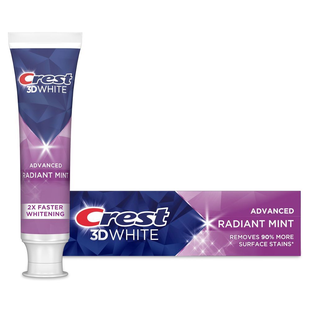 Crest 3d White Advanced Radiant Mint Toothpaste, 4.9 Ounce -- 24 Per Case