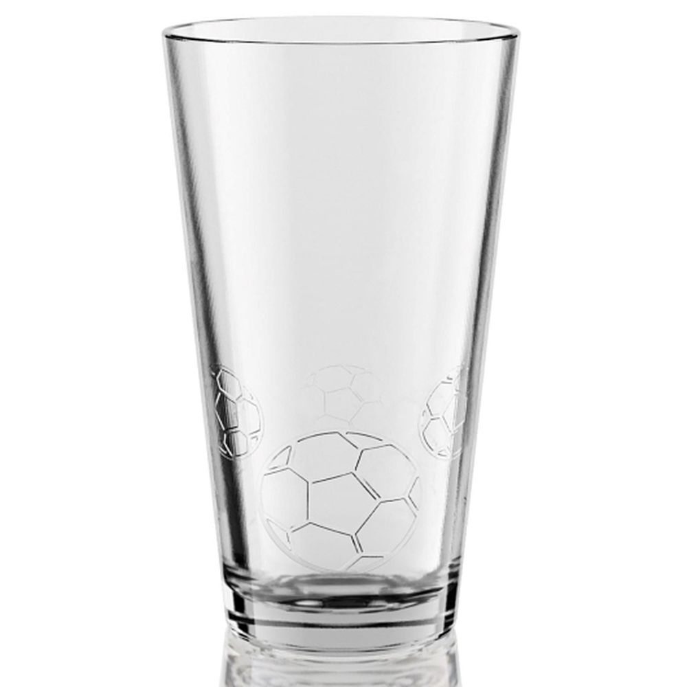 Libbey Soccer Beer Tumbler, 16 Ounce Capacity -- 24 Per Case