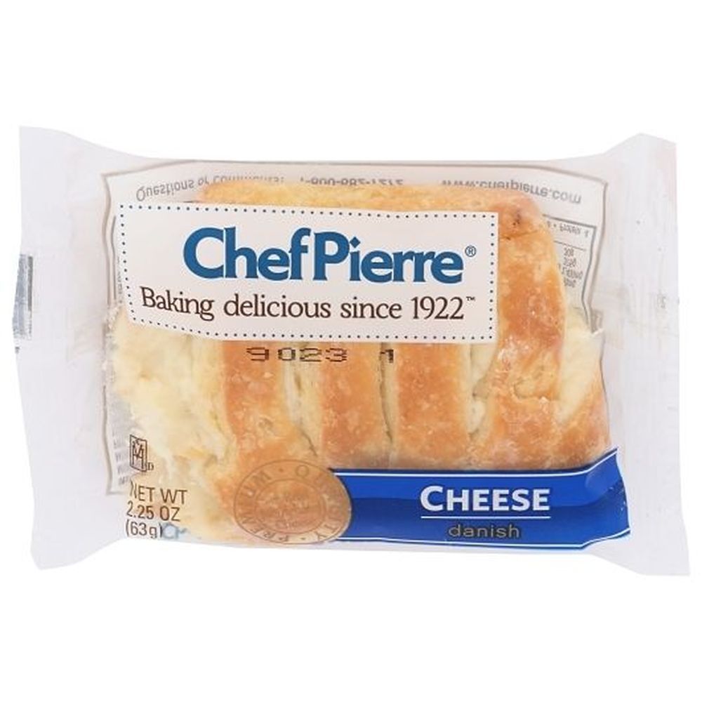 Chef Pierre Creamy Cheese Danish, 2.25 Ounce -- 24 Per Case
