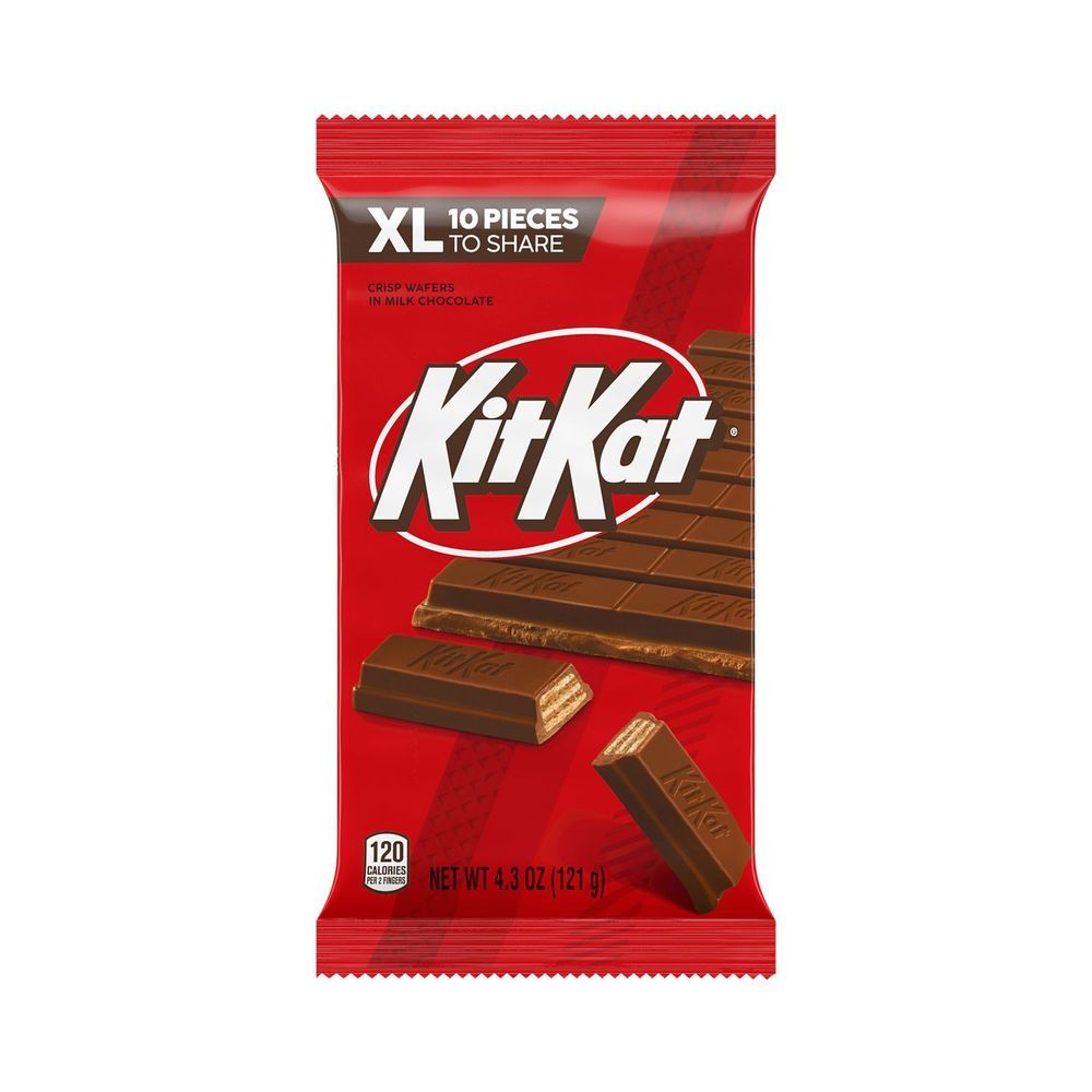 Kit Kat Milk Chocolate Wafer Xl Candy Bar, 4.3 Ounce -- 12 Per Case