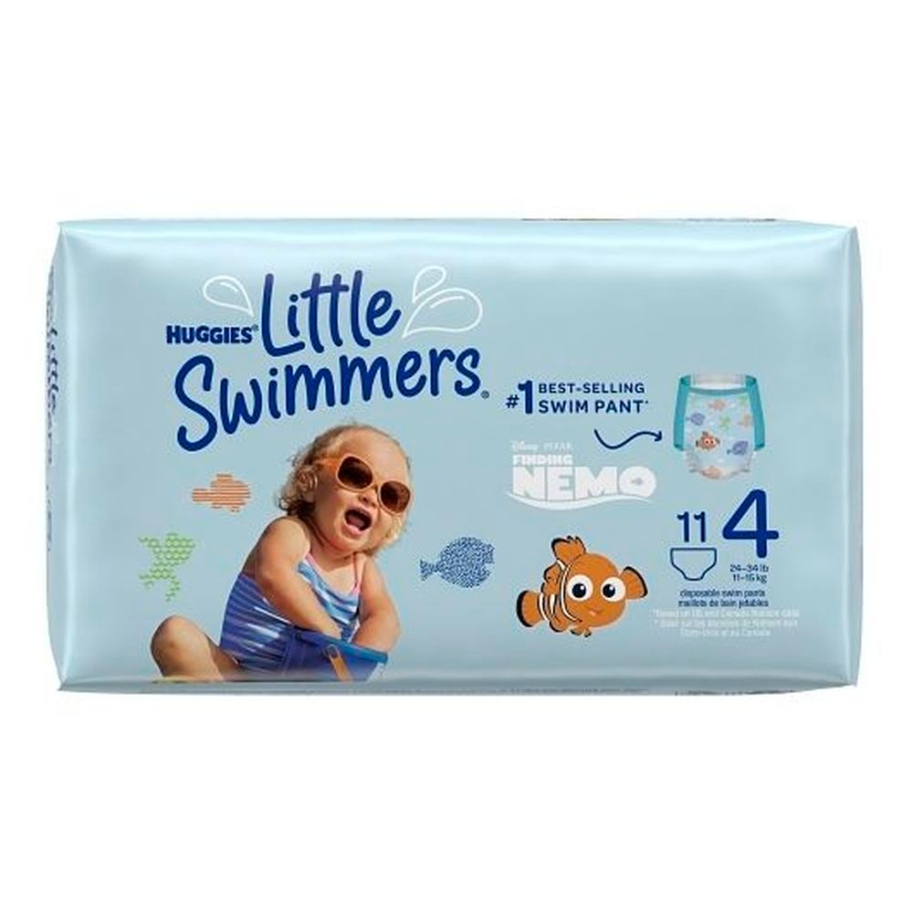 Huggies Little Swimmers Medium Swim Pants, 11 Count -- 8 Per Case