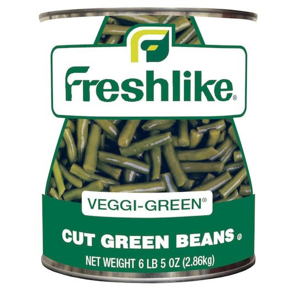 Freshlike Veggie Green Cut Beans, No. 10 Can -- 6 Per Case