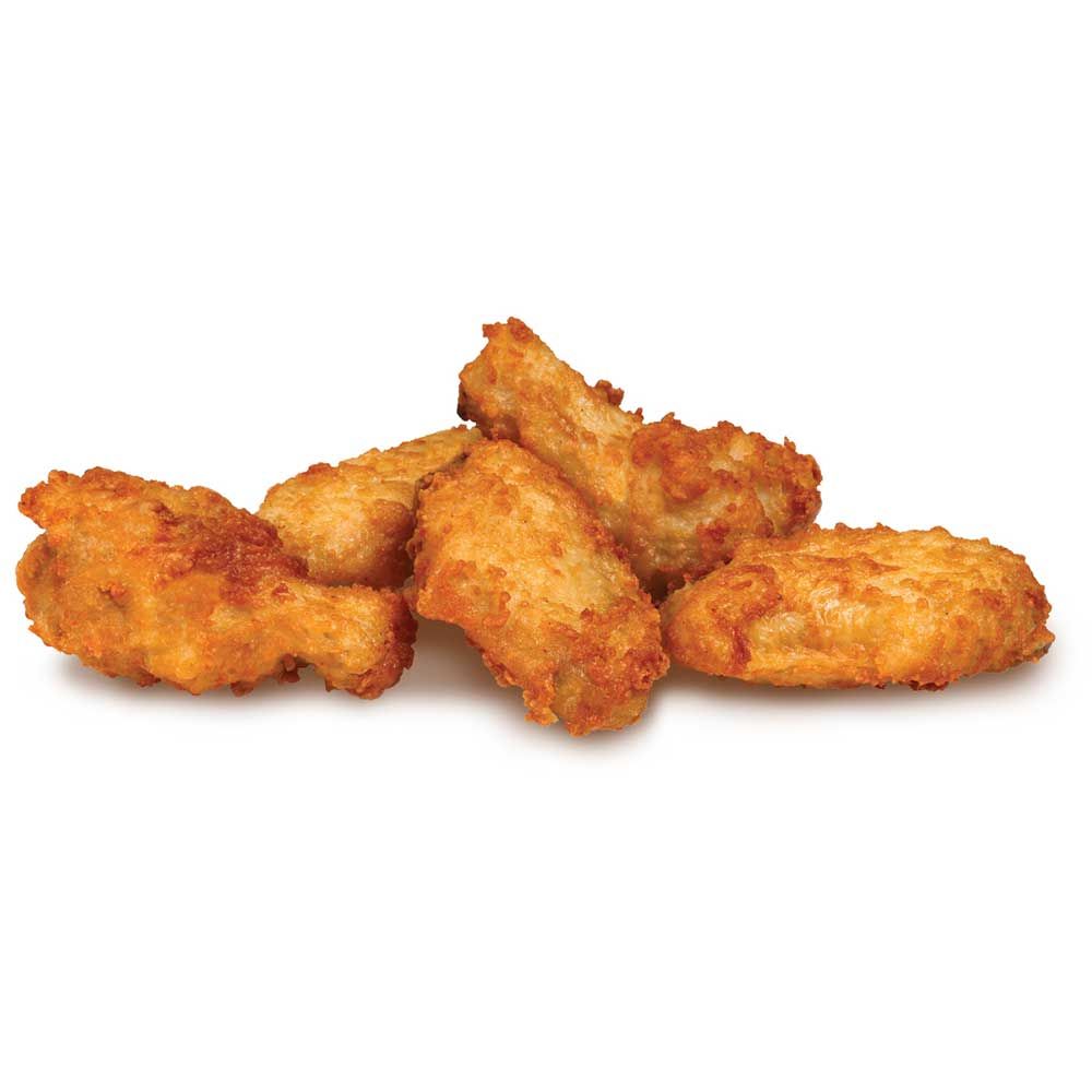 Pilgrims Foodservice Wing Dings Seasoned 1st And 2nd Joint Breaded Chicken Wings, 120 Ounce -- 2 Per Case