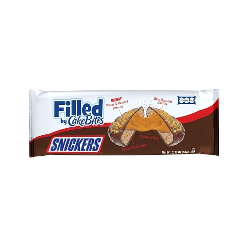 Cakebites Snickers Filled Cookie, 2.12 Ounce -- 72 Per Case