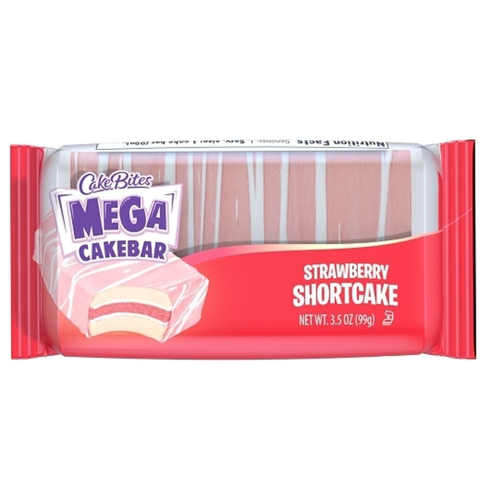 Cakebites Mega Strawberry Shortcake, 3.5 Ounce -- 96 Per Case
