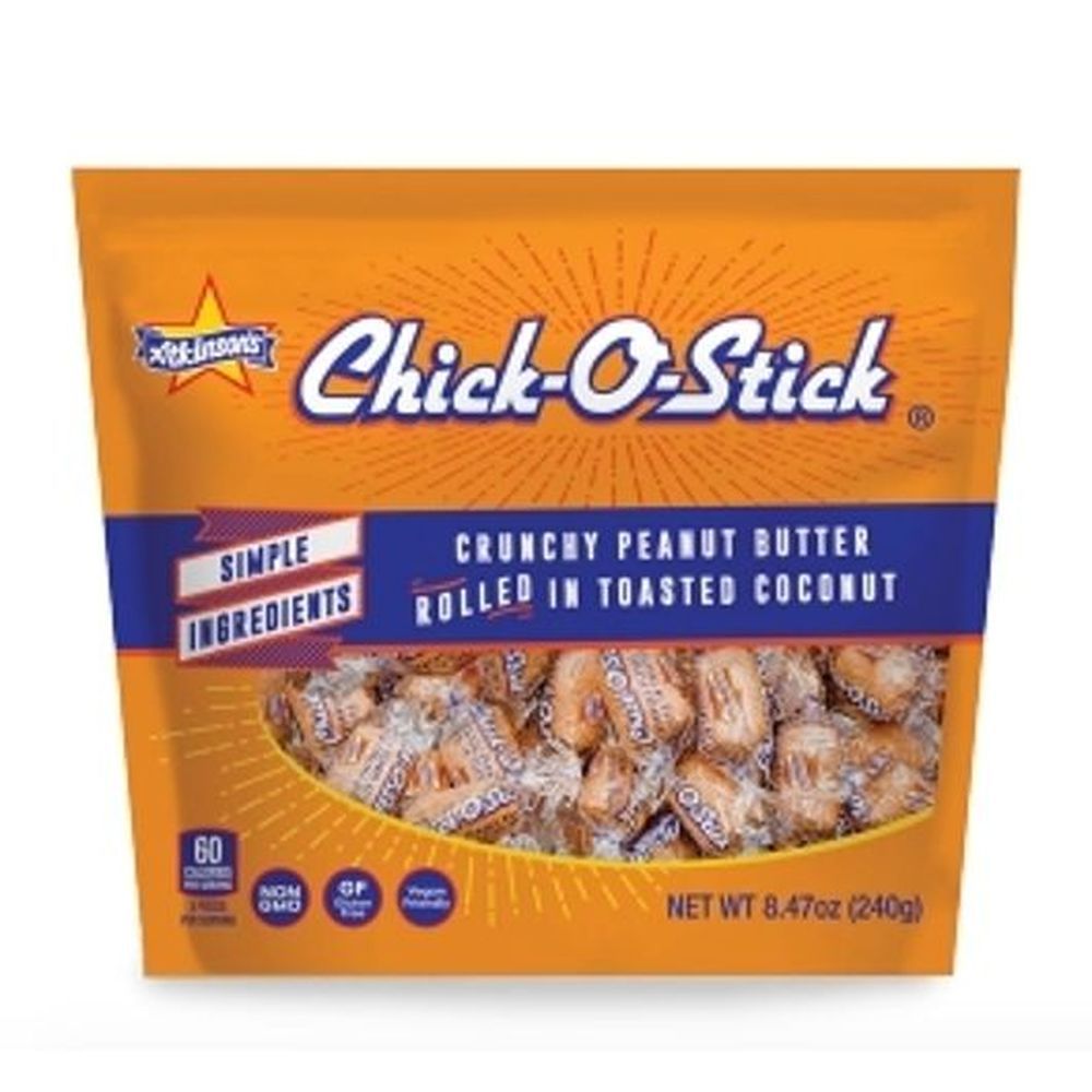 Chick-o-stick Crunchy Peanut Butter Rolled In Toasted Coconut Candy - Standup Bag, 8.47 Ounce -- 6 Per Case