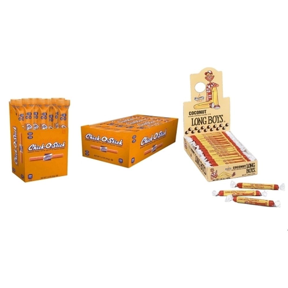 Atkinson Chick-o-stick / Long Boys Coconut Candy, 576 Count