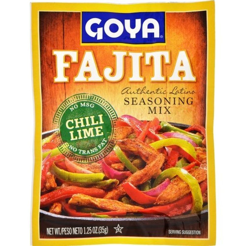 Goya Fajita Seasoning Mix, 1.25 Ounce -- 24 Per Case