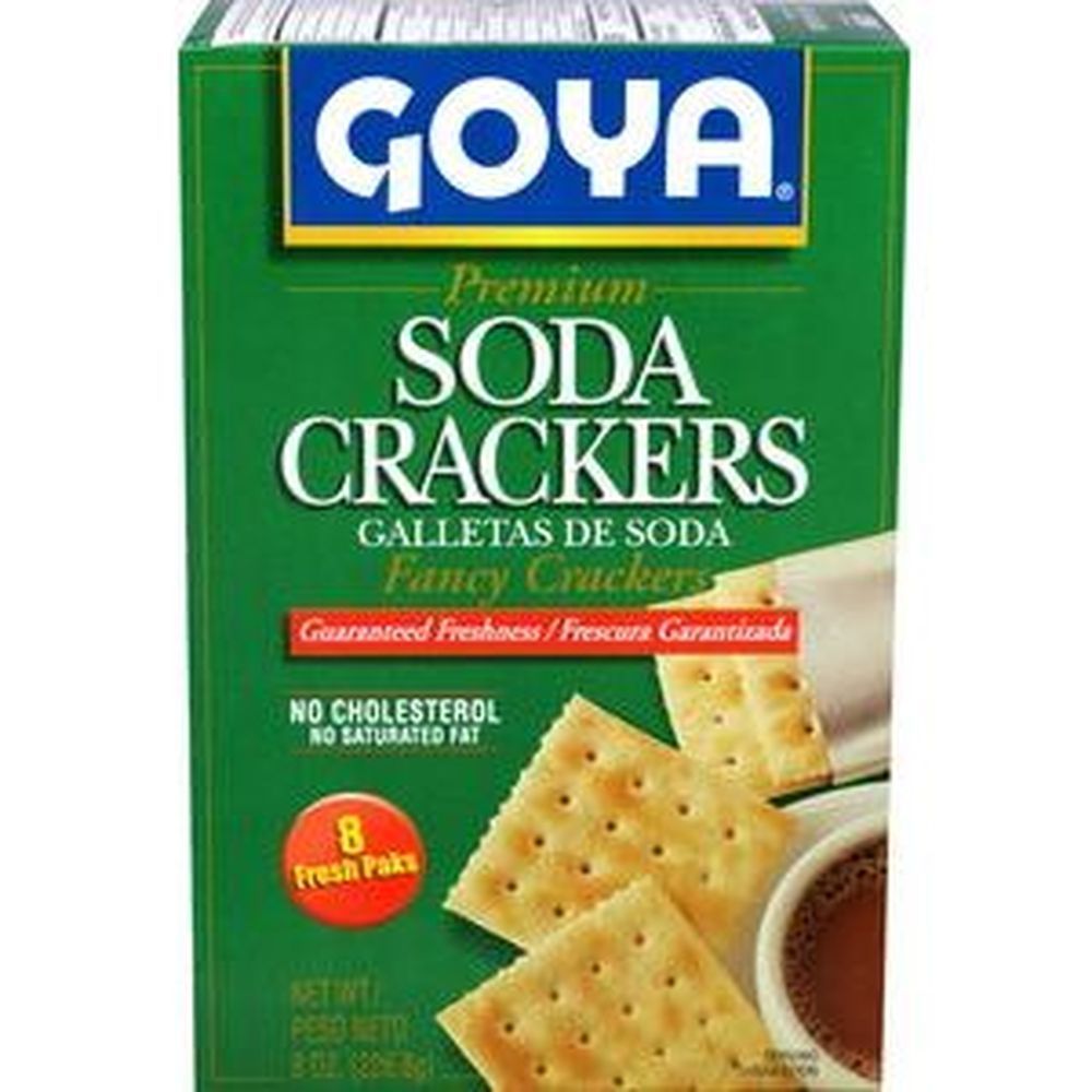 Goya Premium Soda Crackers, 8 Ounce -- 12 Per Case