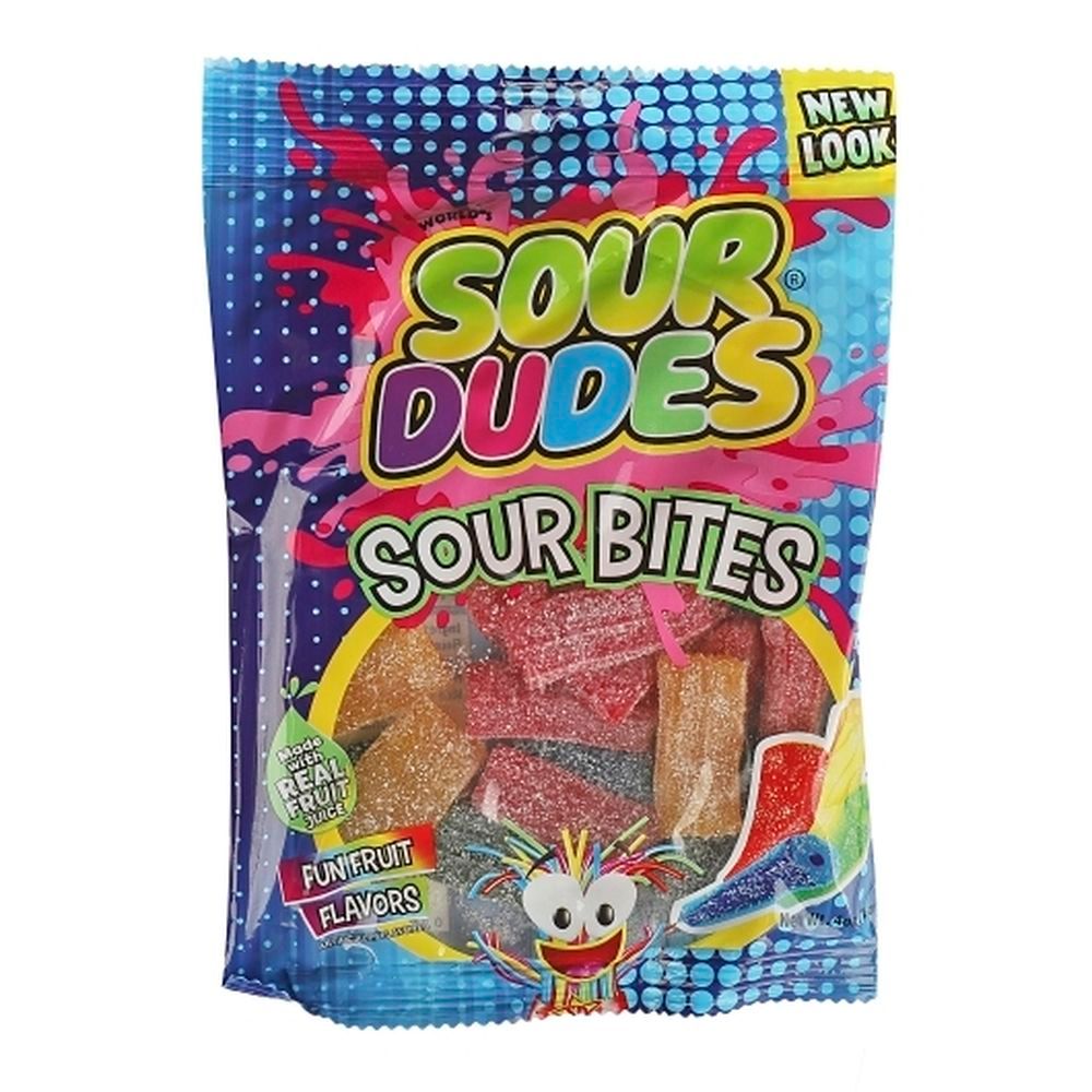 Sour Dudes Sour Bites, 4 Ounce -- 12 Per Case