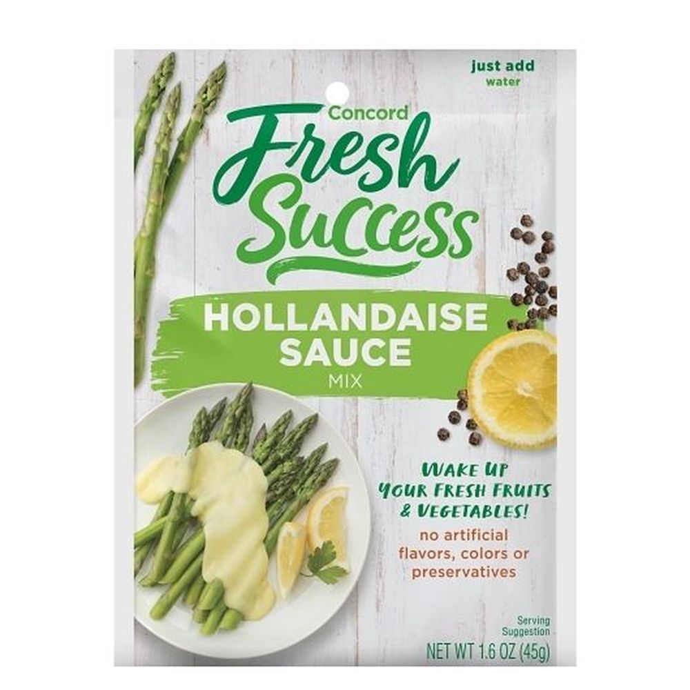 Concord Fresh Success Hollandaise Sauce Mix, 1.6 Ounce -- 18 Per Case