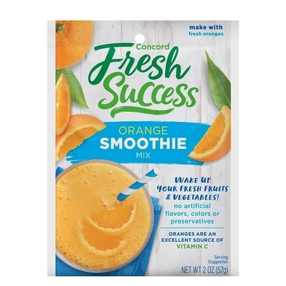 Concord Fresh Success Orange Smoothie Mix, 2 Ounce -- 18 Per Case