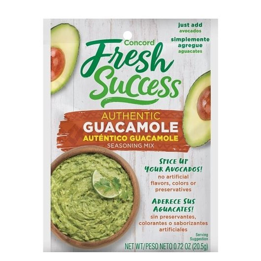 Concord Fresh Success Authentic Guacamole Seasoning Mix, 0.72 Ounce -- 18 Per Case