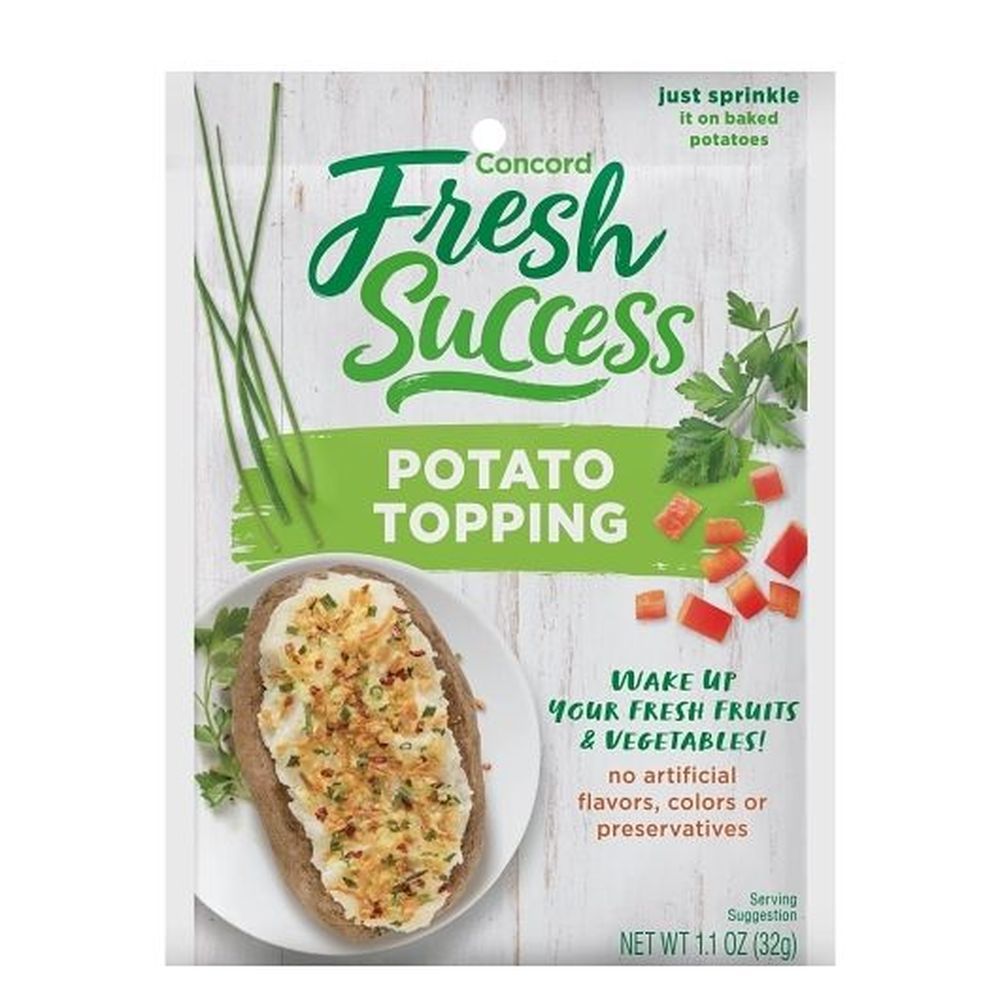 Concord Fresh Success Potato Topping, 1.1 Ounce -- 18 Per Case
