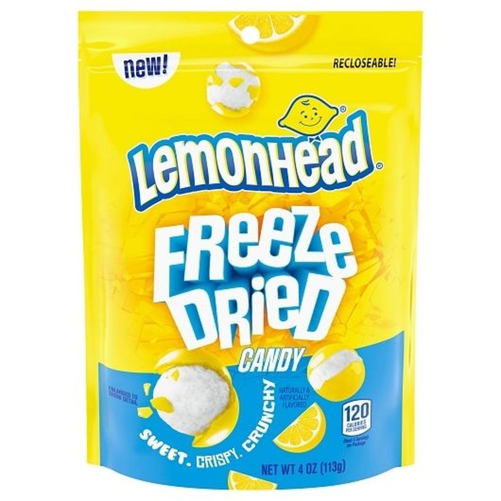 Lemonhead Freeze Dried Candy - Stand Up, 4 Ounce -- 8 Per Case