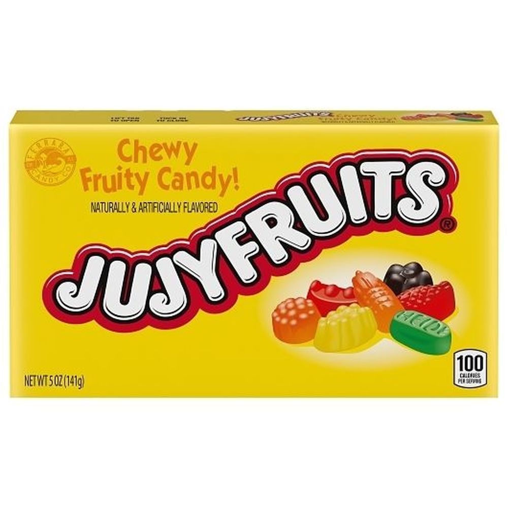 Jujy Fruits Gummy Candy, Theater Box, 5 Ounce -- 12 Per Case