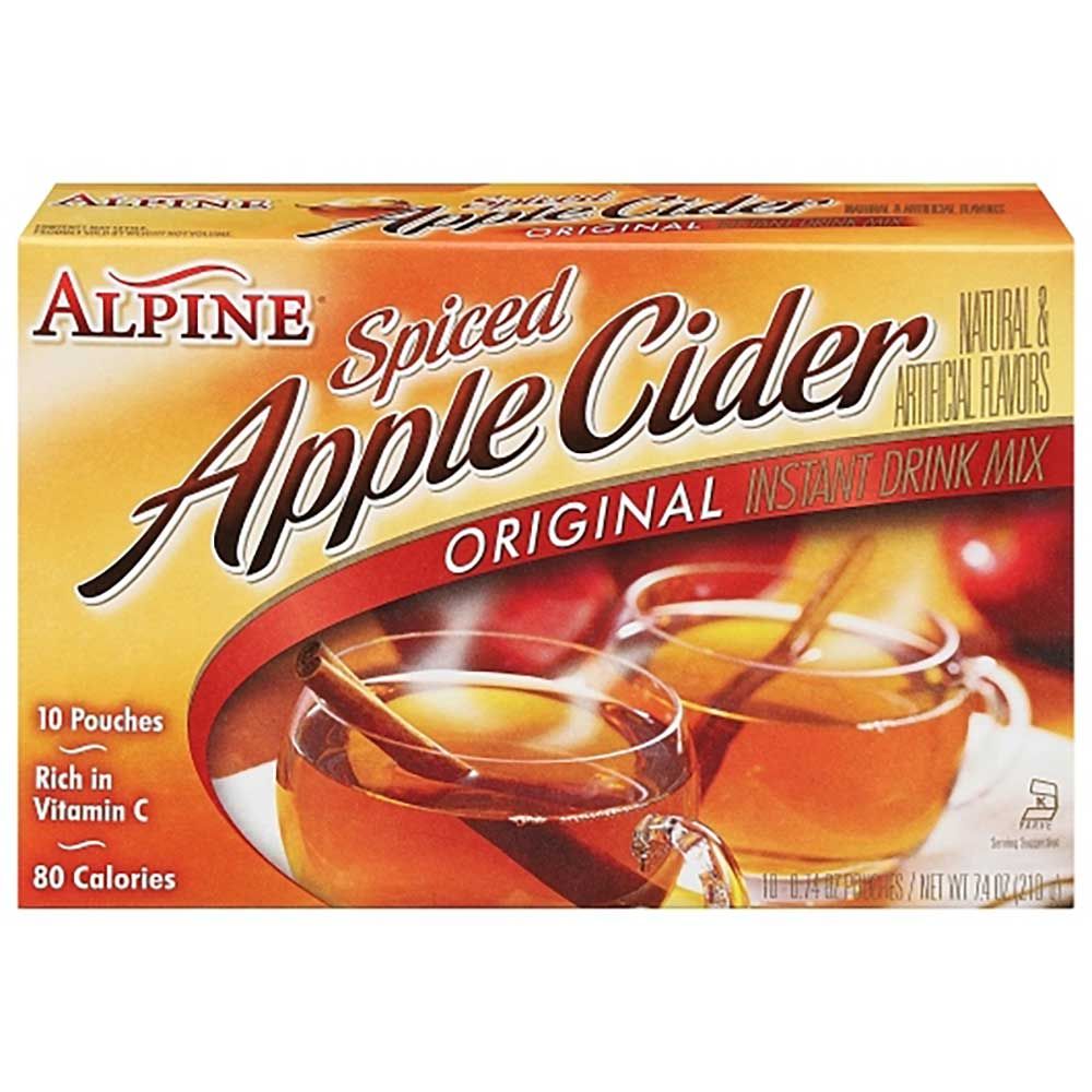 Alpine Original Spiced Apple Cider Instant Drink Mix, 7.4 Ounce -- 12 Per Case