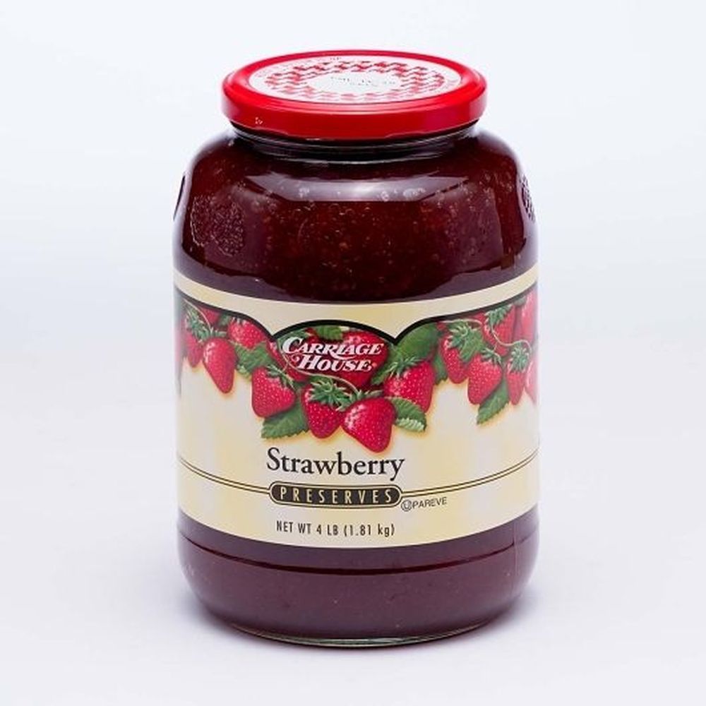 Carriage House Strawberry Preserves, 4 Pound -- 6 Per Case
