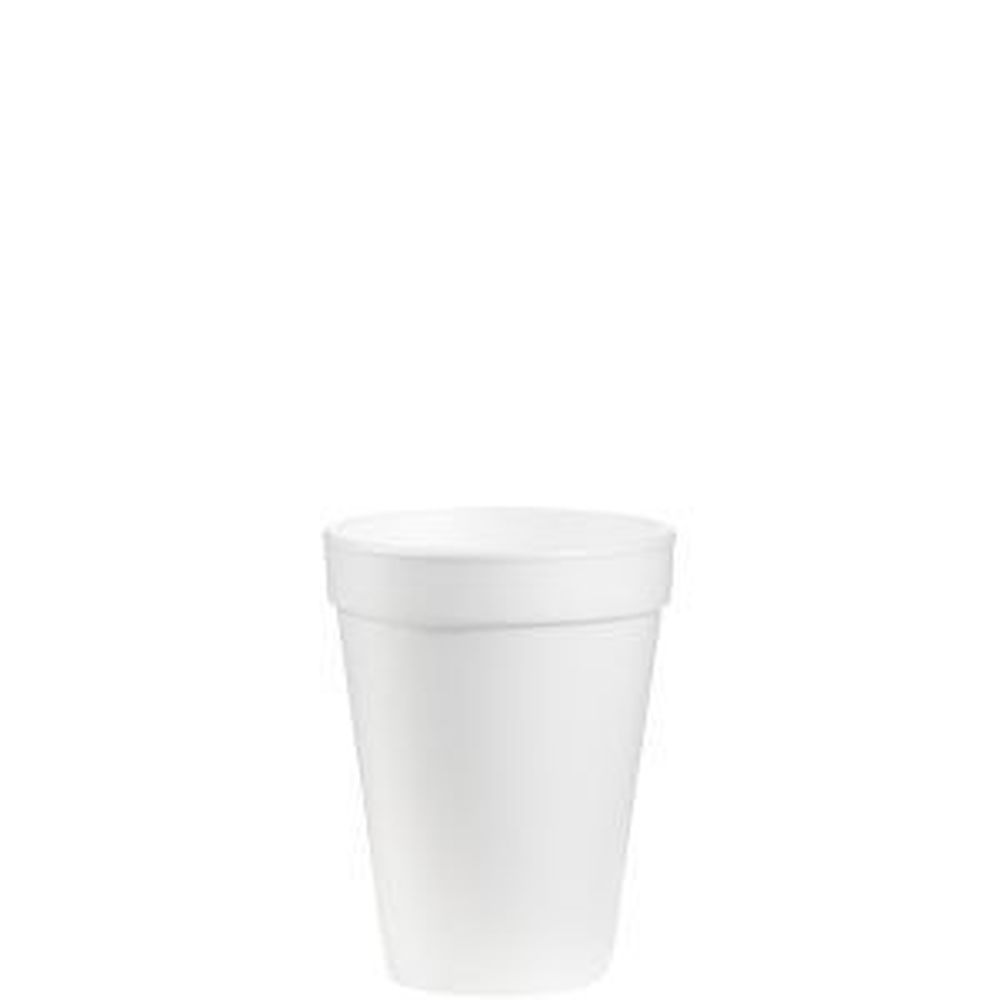 J Cup White Eps Squat Insulated Foam Cup, 14 Ounce Capacity -- 1000 Per Case