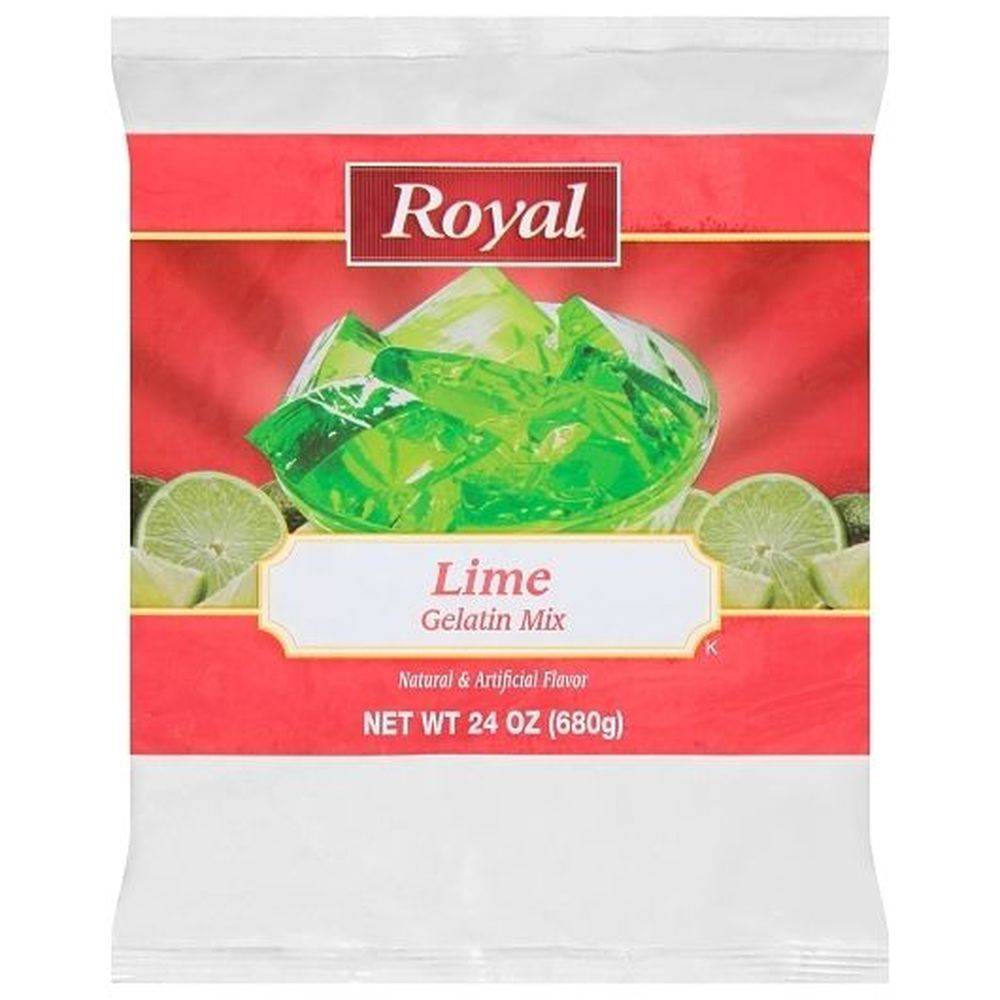 Royal Lime Gelatin, 24 Ounce -- 12 Per Case