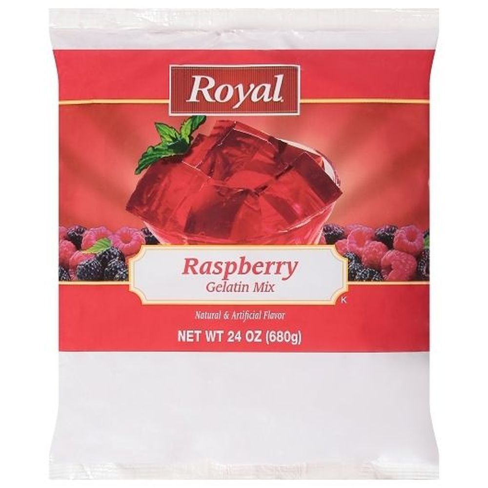 Royal Raspberry Gelatin, 24 Ounce -- 12 Per Case