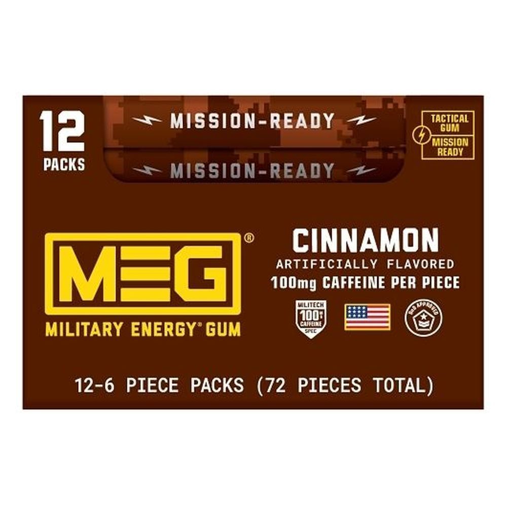 Meg Cinnamon Gum, 5 Count -- 192 Per Case