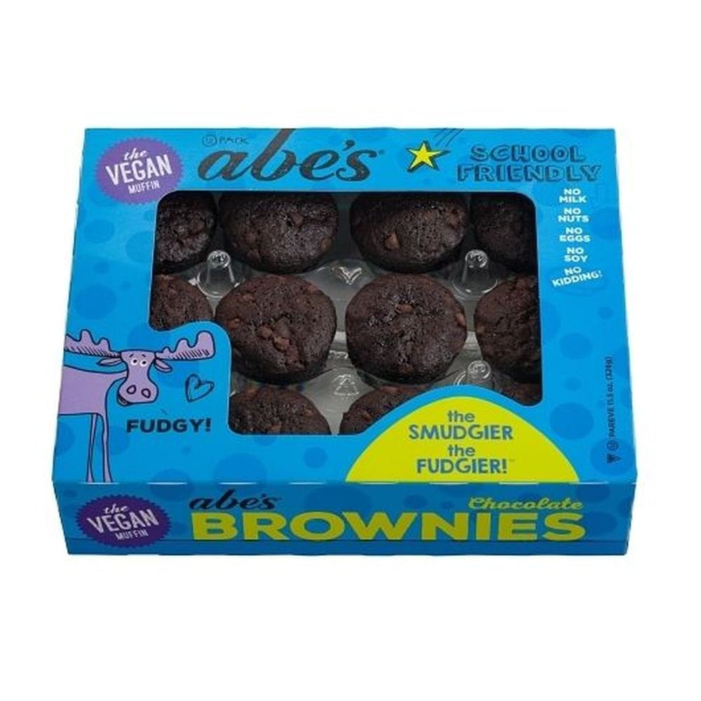 Abe's Vegan Fudge Brownies, 11.5 Ounce -- 6 Per Case