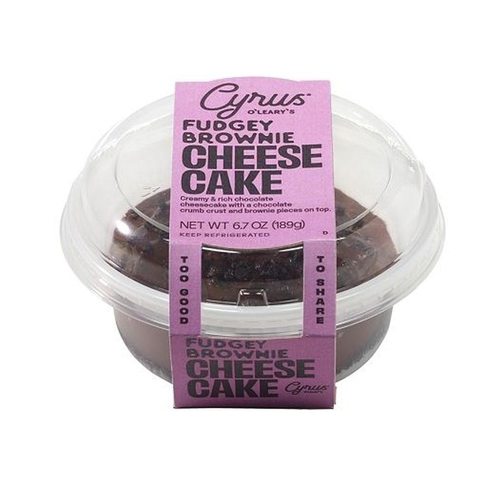 Cyrus O'leary's Mini Fudgey Brownie Cheesecake, 6.7 Ounce -- 8 Per Case