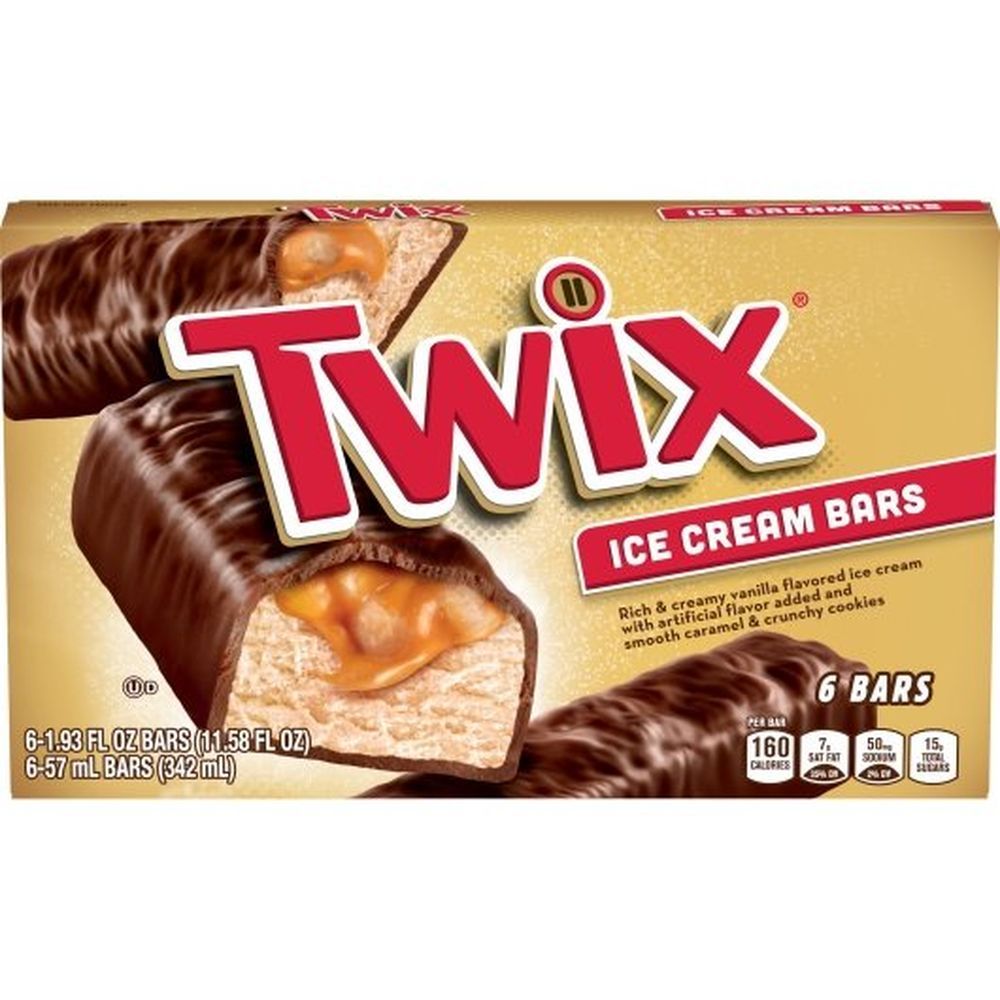 Twix Vanilla Flavored Ice Cream Bar, 11.58 Fluid Ounce -- 12 Per Case