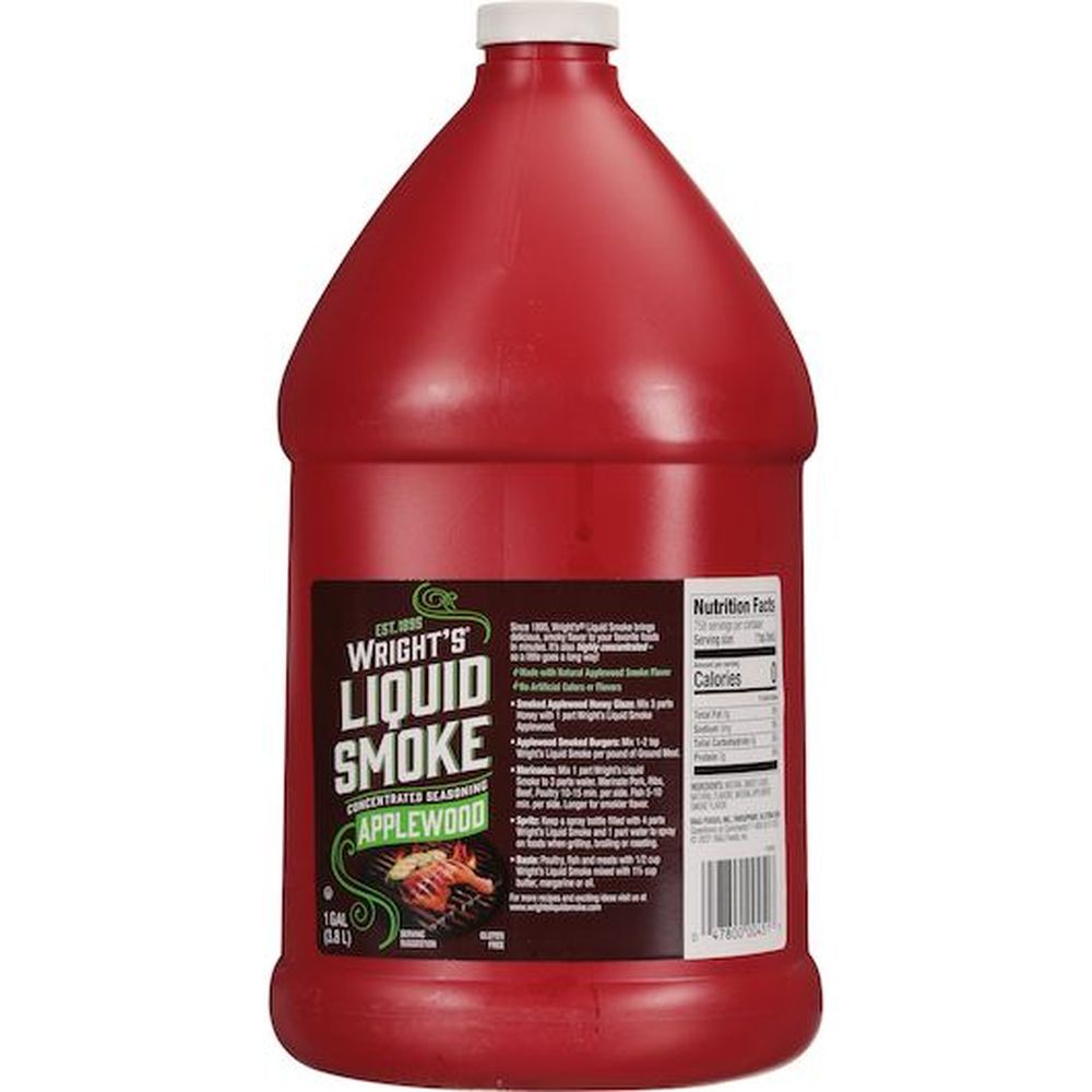 Wright's Liquid Smoke Applewood Seasoning, 1 Gallon -- 4 Per Case
