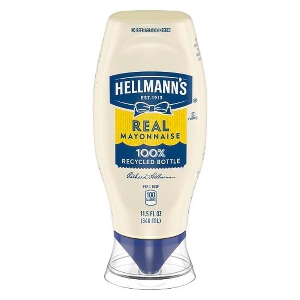 Hellmann's Real Mayonnaise Squeeze Bottle, 11.5 Ounce -- 12 Per Case