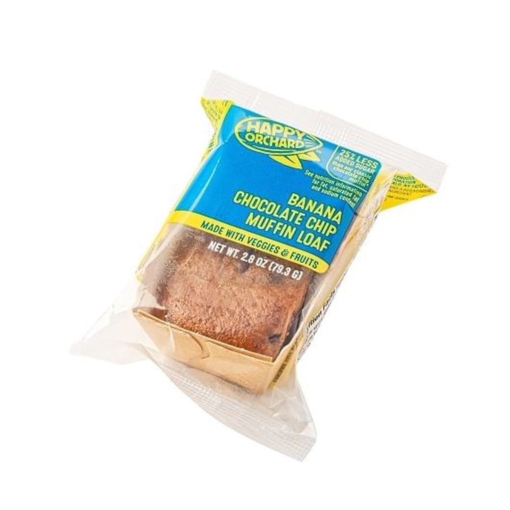 Happy Orchard Banana Chocolate Chip Muffin Loaf, 0.175 Pound -- 48 Per Case