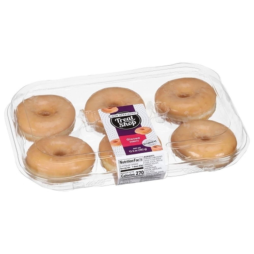 Our Specialty Treat Shop Glazed Yeast Donut Rings, 0.84 Pound -- 12 Per Case