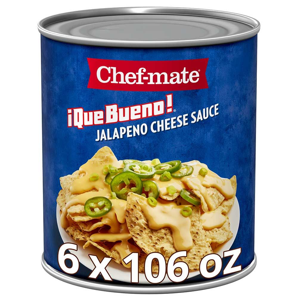 Chef-mate Que Bueno Jalapeno Cheese Sauce, 106 Ounce -- 6 Per Case