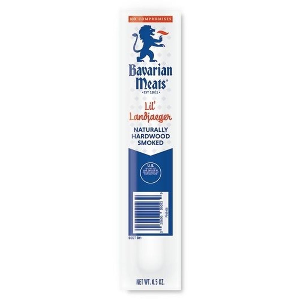 Bavarian Meats Original Lil Landjaeger Smoked Meat Sticks, 0.5 Ounce -- 300 Per Case