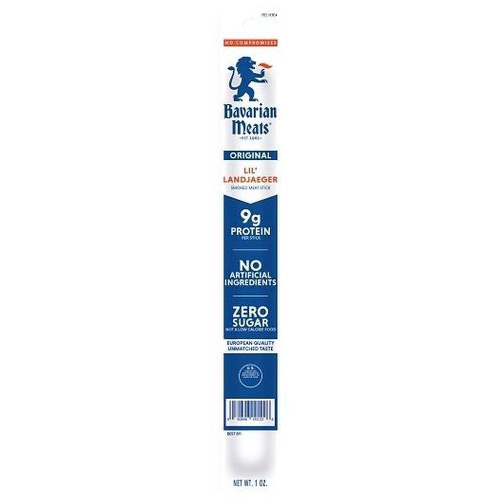Bavarian Meats Original Lil Landjaeger Smoked Meat Sticks, 1 Ounce -- 120 Per Case