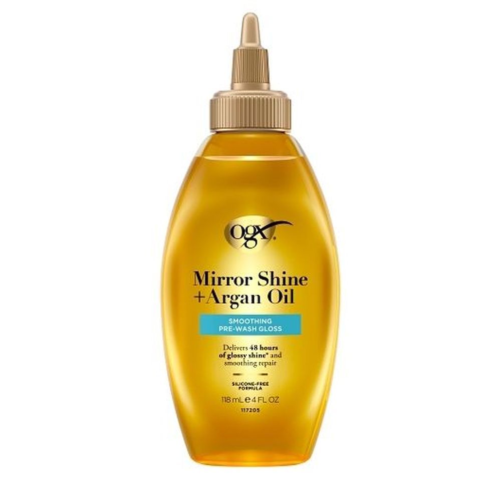 Ogx Mirror Shine Plus Argan Oil Smoothing Pre-wash Gloss, 118 Milliliter -- 6 Per Case