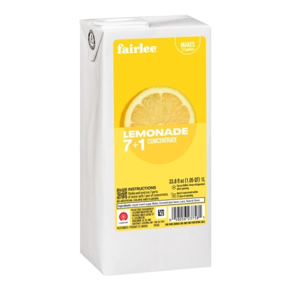 Fairlee Lemonade 7 Plus 1 Concentrate, 33.8 Fluid Ounce -- 12 Per Case