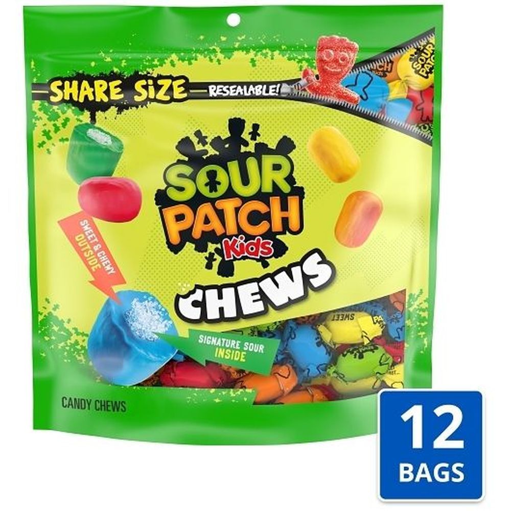Sour Patch Kids Soft And Chewy Candy - Assorted, 8.12 Ounce -- 12 Per Case