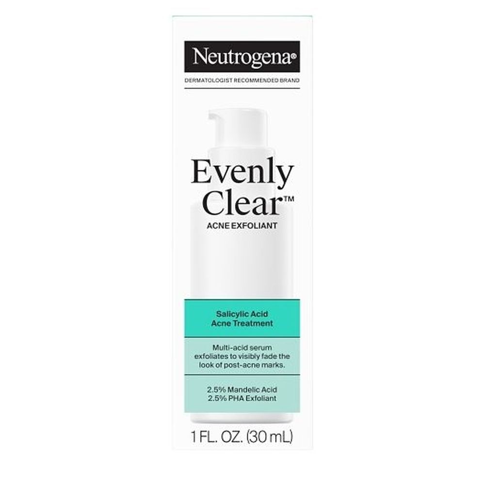 Neutrogena Evenly Clear Acne Exfoliant, 1 Fluid Ounce -- 12 Per Case